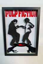 Pulp Fiction Quadro 3D da Parete in Rilievo - Scena Danza Vincent e Mia Jack Rabbit Slims