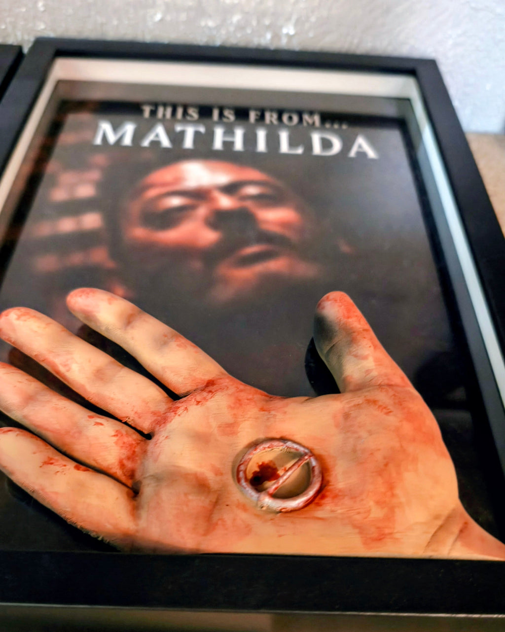 Léon (Dies ist von Mathilda) | 3D Wandbild im Relief