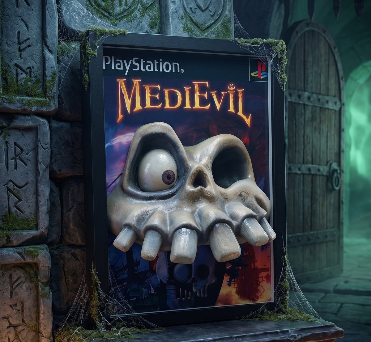 Sir Daniel Fortesque (MediEvil) | 3D Relief Gaming Wall Art