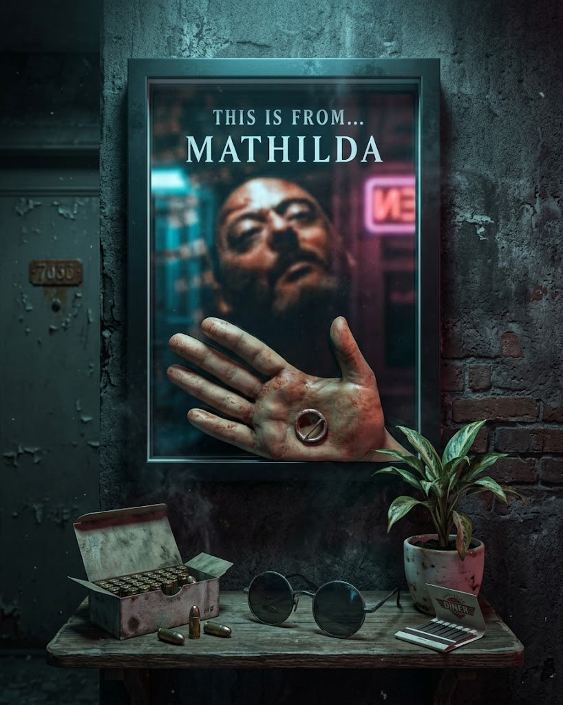 Léon (Esto es de Mathilda) | Cuadro 3D de Pared en Relieve