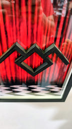 The Lodge Symbol (Twin Peaks) Quadro 3D da Parete - Prospettiva Angolare Red Room