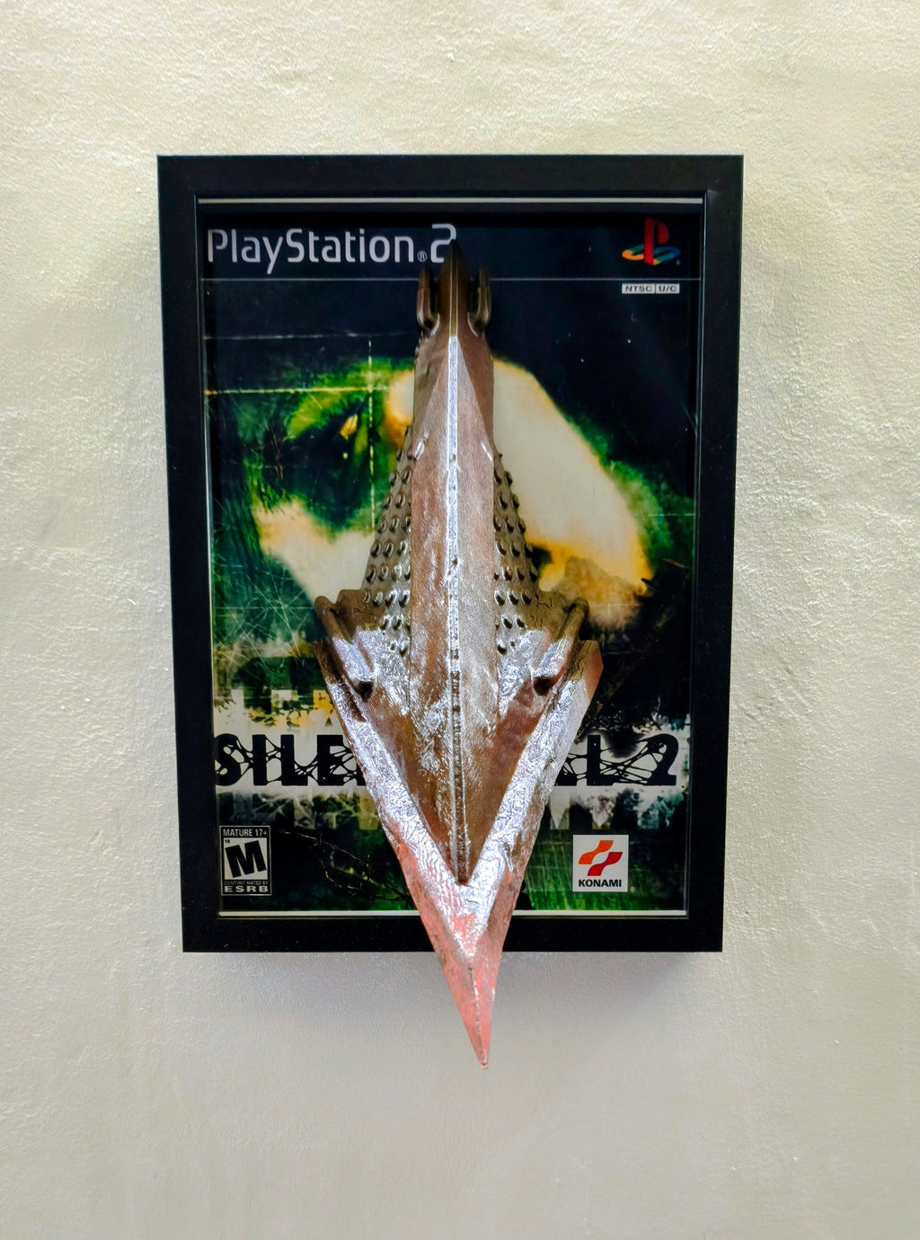 Pyramid Head (Silent Hill 2) | Cuadro 3D Gaming de Pared en Relieve