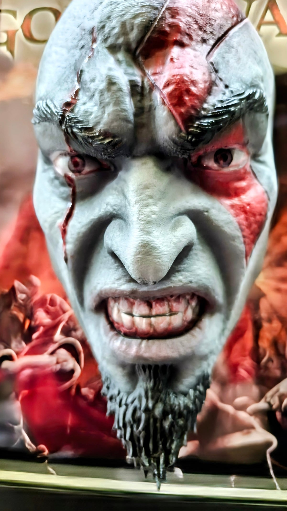 Kratos (God of War) | 3D Relief Gaming Wall Art