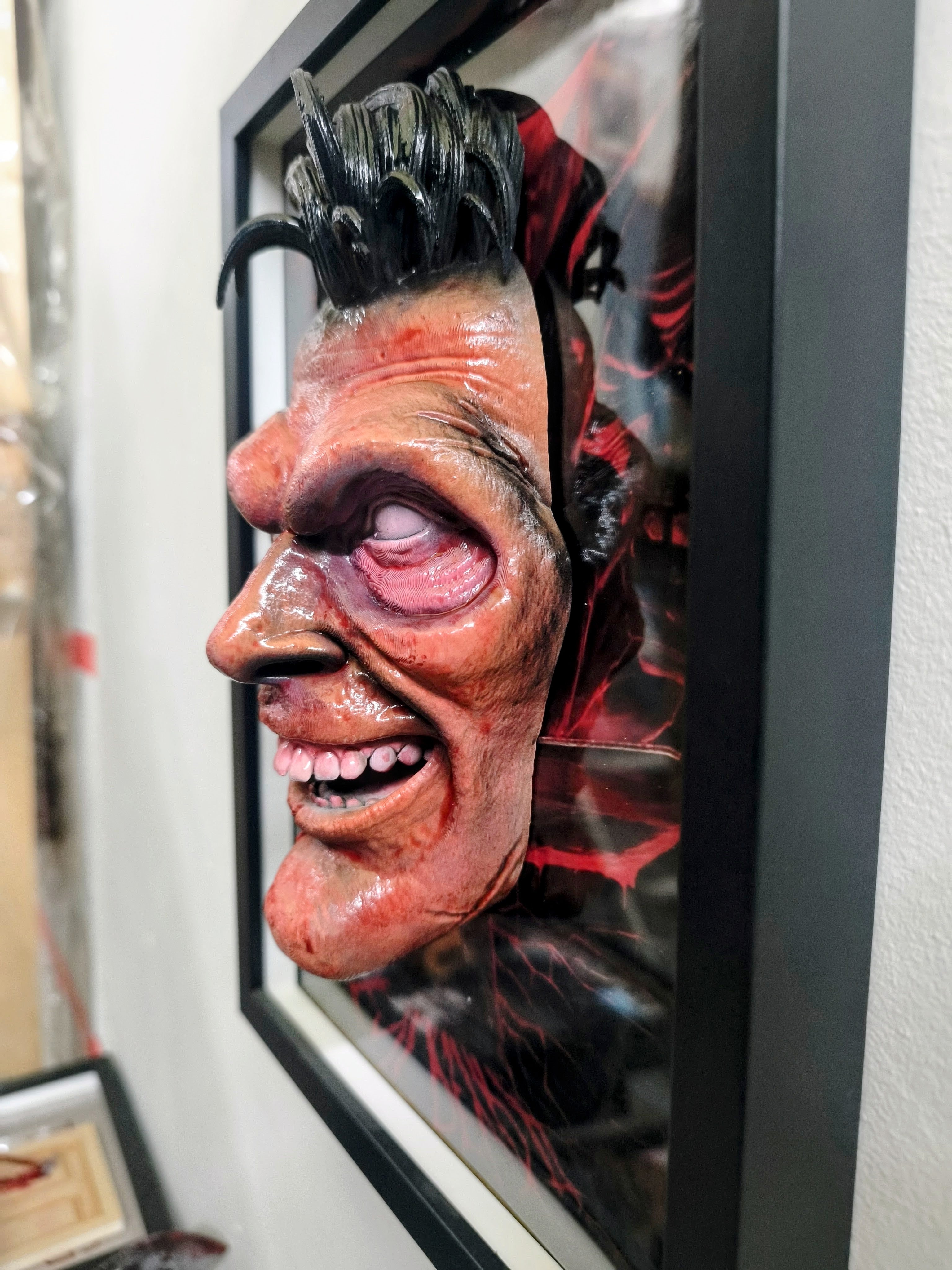 Nightmares in Frame - Deadite Ash — Dettaglio pittura | The Frame Beyond