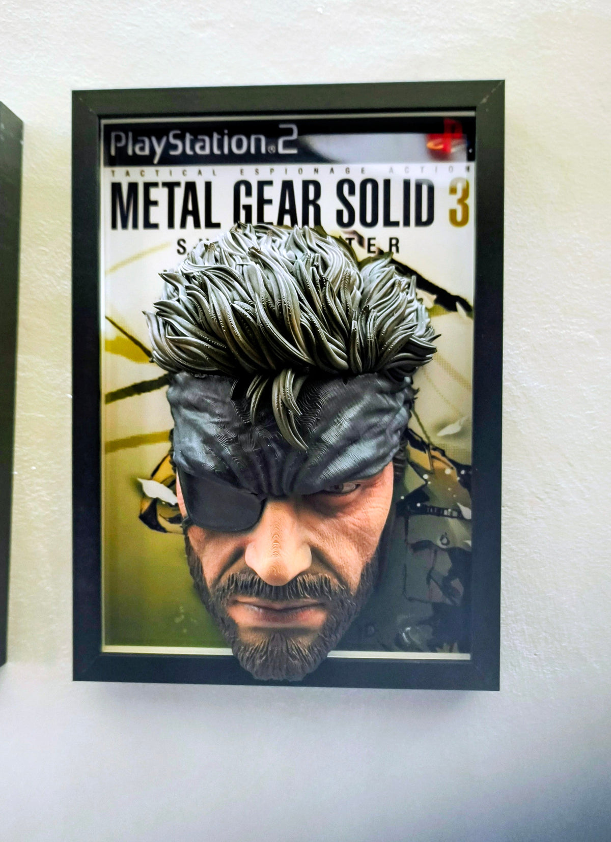 Naked Snake (Metal Gear Solid 3) | Tableau Mural 3D Gaming en Relief