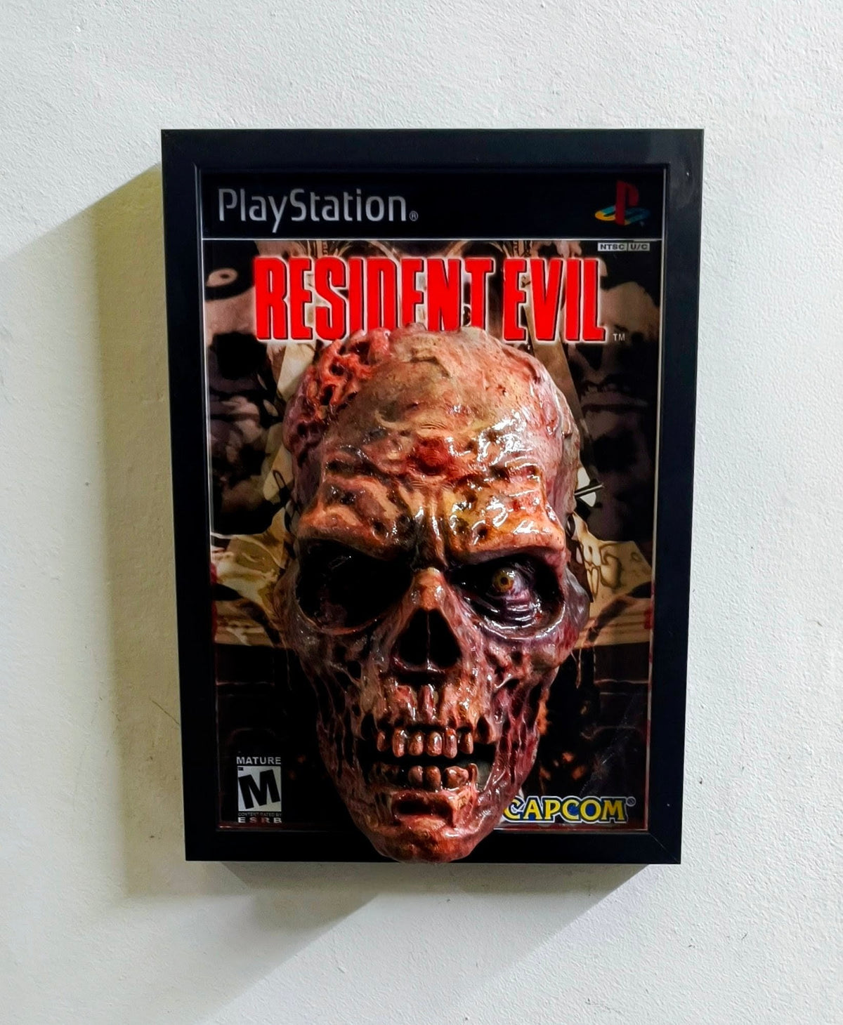 First Zombie (Resident Evil) | 3D Relief Gaming Wall Art
