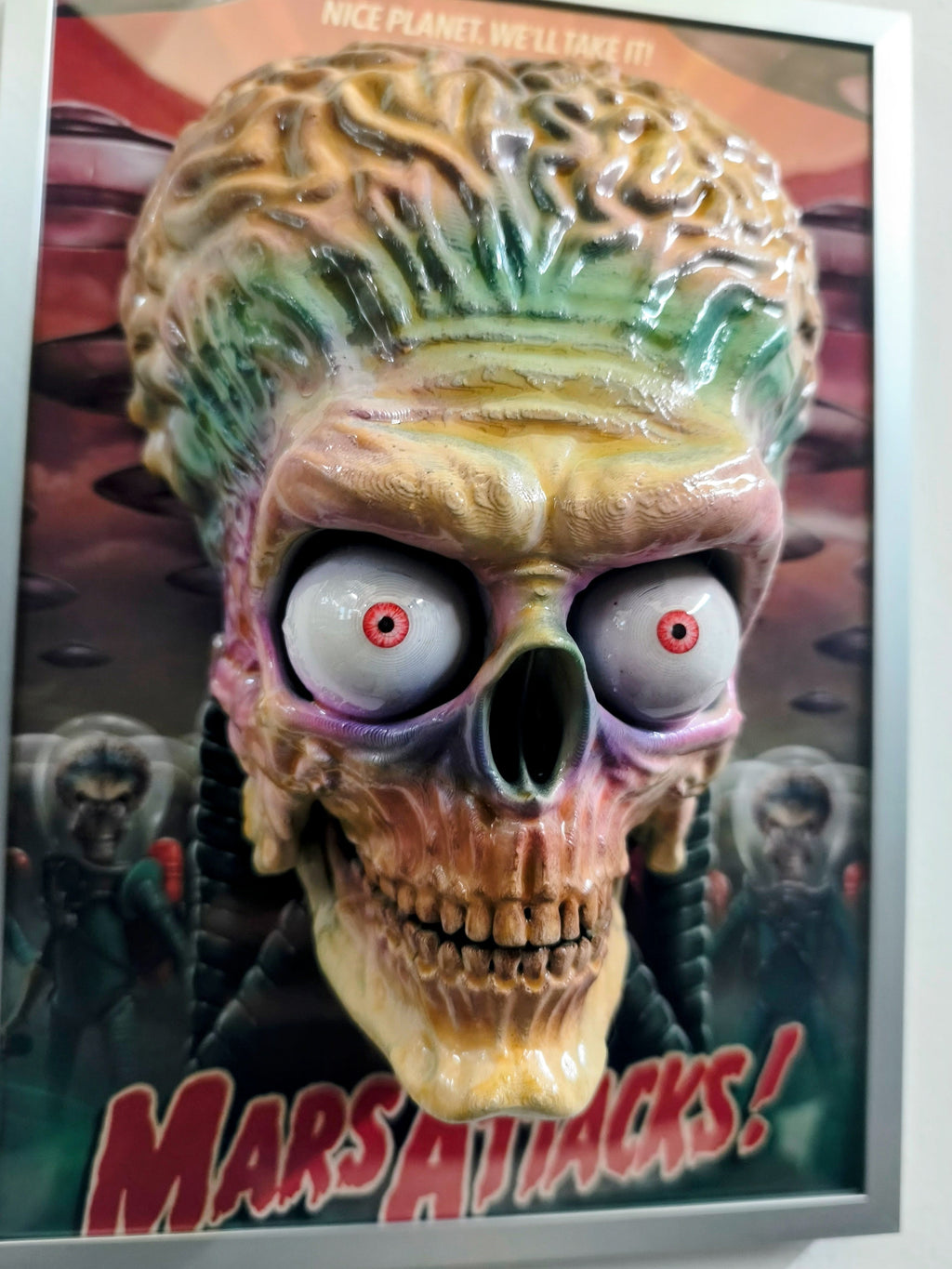 Nightmares in Frame - Mars Attack Alien — Vista completa | The Frame Beyond