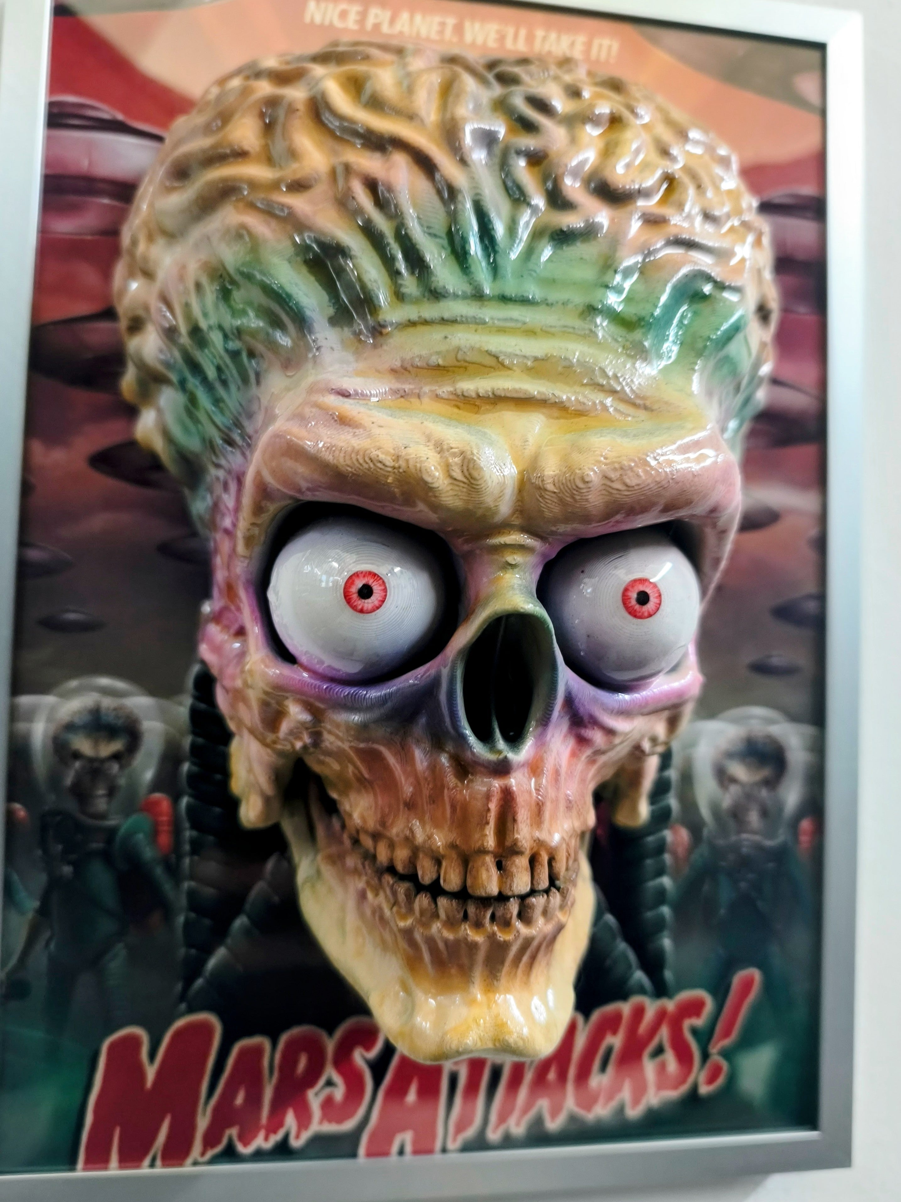 Nightmares in Frame - Mars Attack Alien — Vista completa | The Frame Beyond