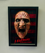 Nightmares in Frame - Never Sleep Again - 3D Wall Art in Relief Piece 6