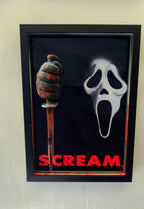 Nightmares in Frame - What's Your Favorite Scary Movie - 3D Wall Art in Relief Piece 3