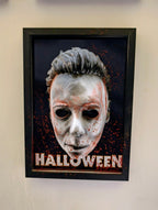 Nightmares in Frame - The October 31st Stalker - 3D Wall Art in Relief Piece 3