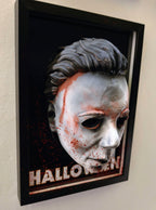 Nightmares in Frame - The October 31st Stalker - 3D Wall Art in Relief Piece 5