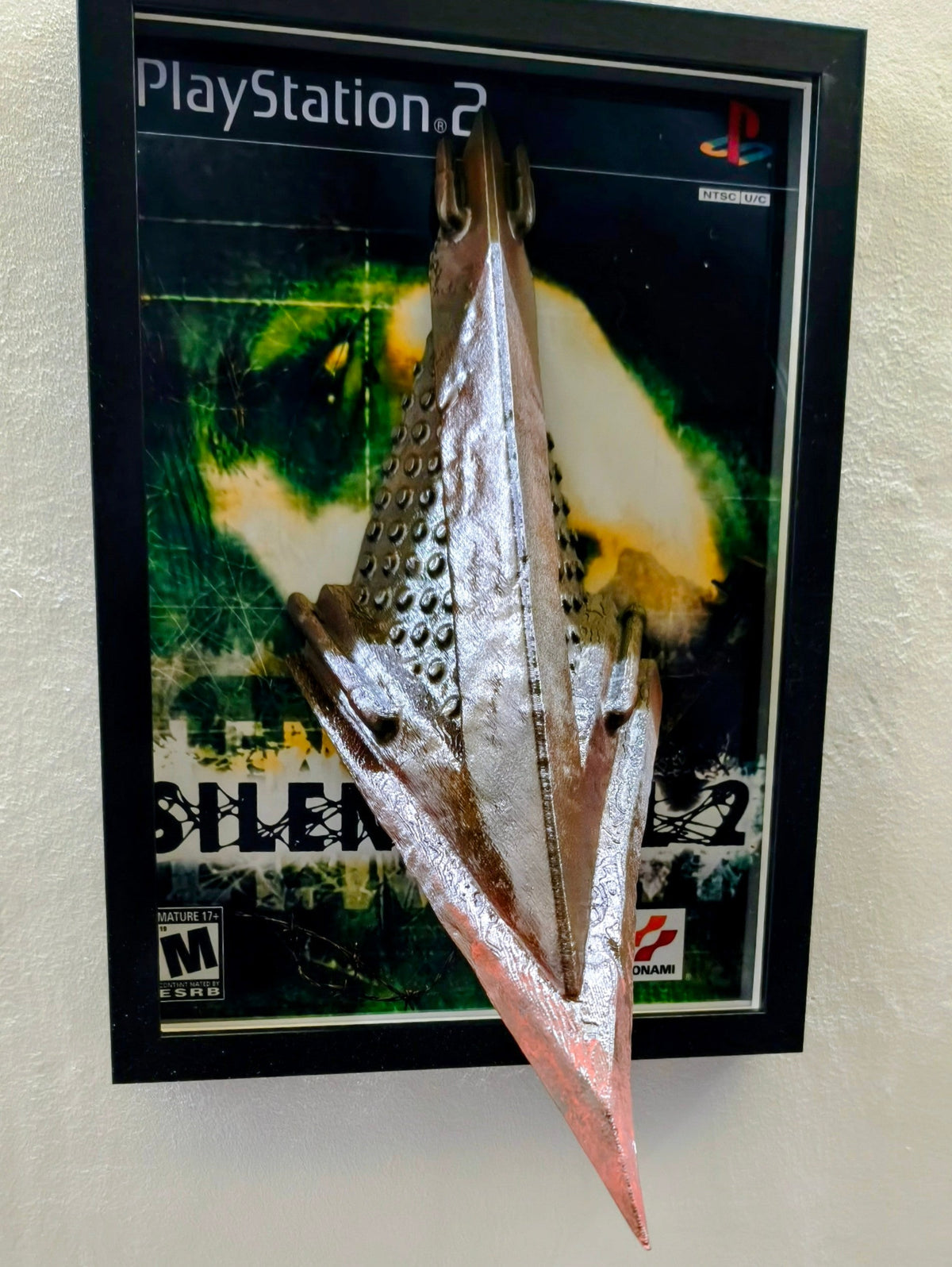 Pyramid Head (Silent Hill 2) | 3D Relief Gaming Wall Art