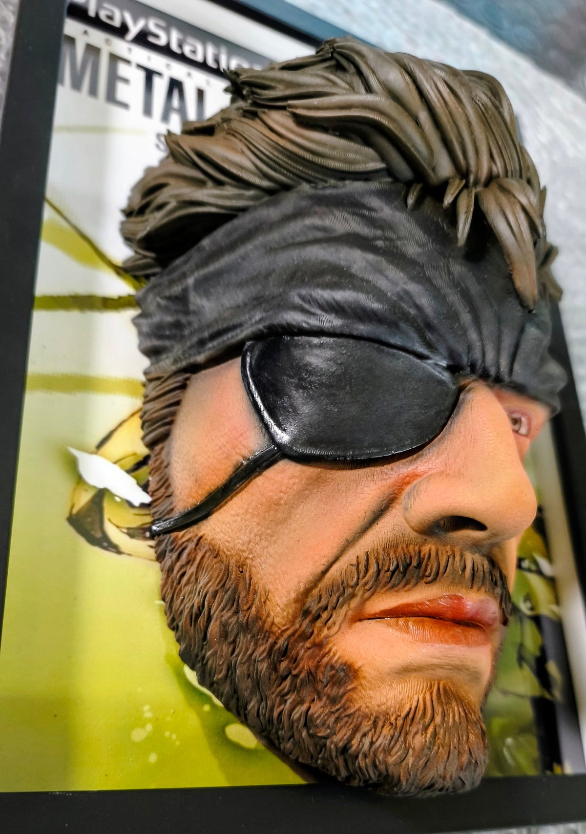 Naked Snake (Metal Gear Solid 3) | Tableau Mural 3D Gaming en Relief