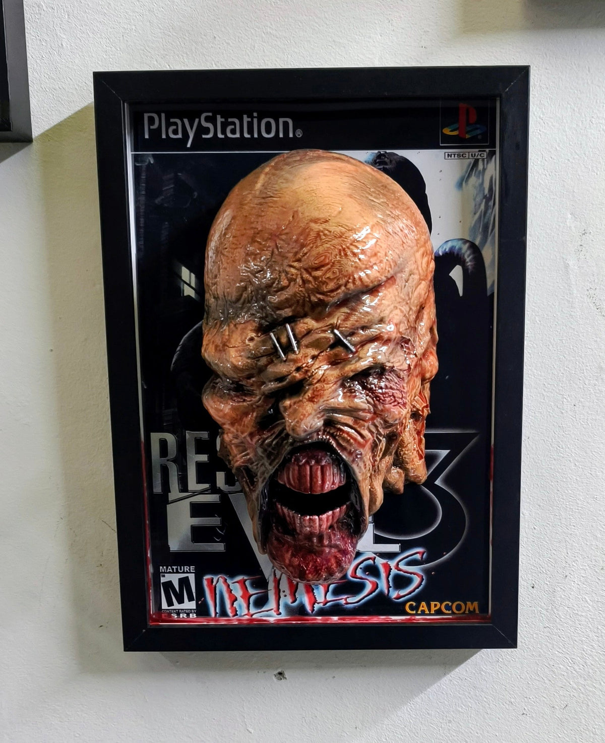 Nemesis (Resident Evil 3) | 3D Relief Gaming Wall Art