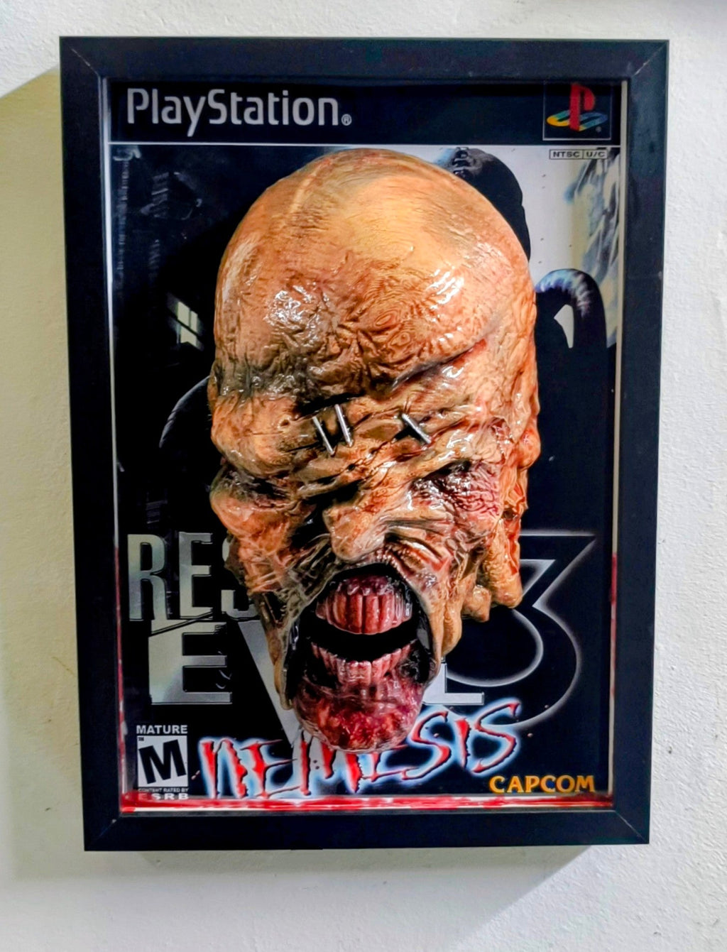 Nemesis (Resident Evil 3) | 3D Gaming Wandbild im Relief
