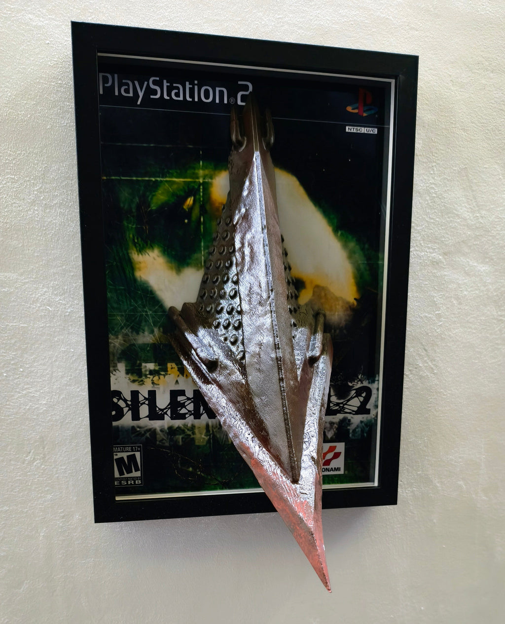 Pyramid Head (Silent Hill 2) | Cuadro 3D Gaming de Pared en Relieve