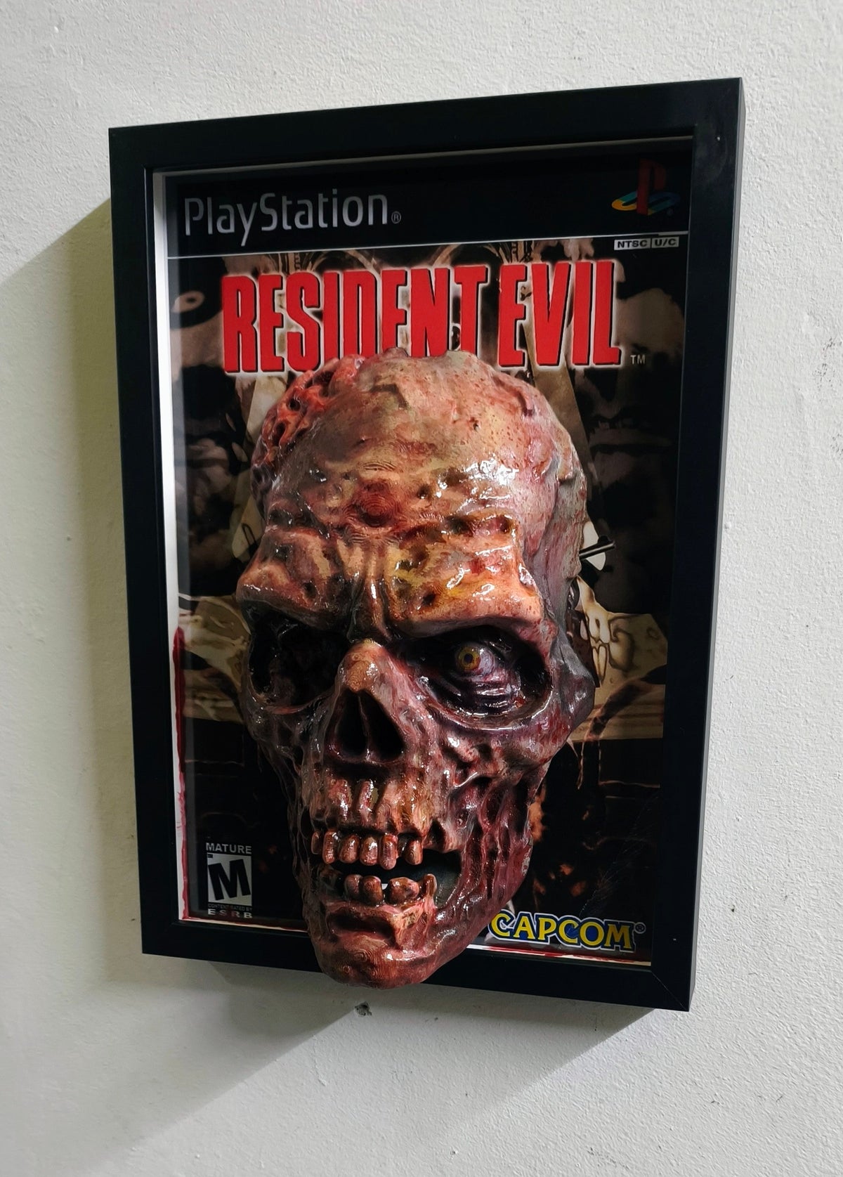First Zombie (Resident Evil) | 3D Relief Gaming Wall Art
