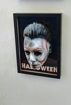 Nightmares in Frame - The October 31st Stalker - 3D Wall Art in Relief Piece 4